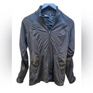 Athleta | Full Zip Revive Sweater Jacket | Black | Small